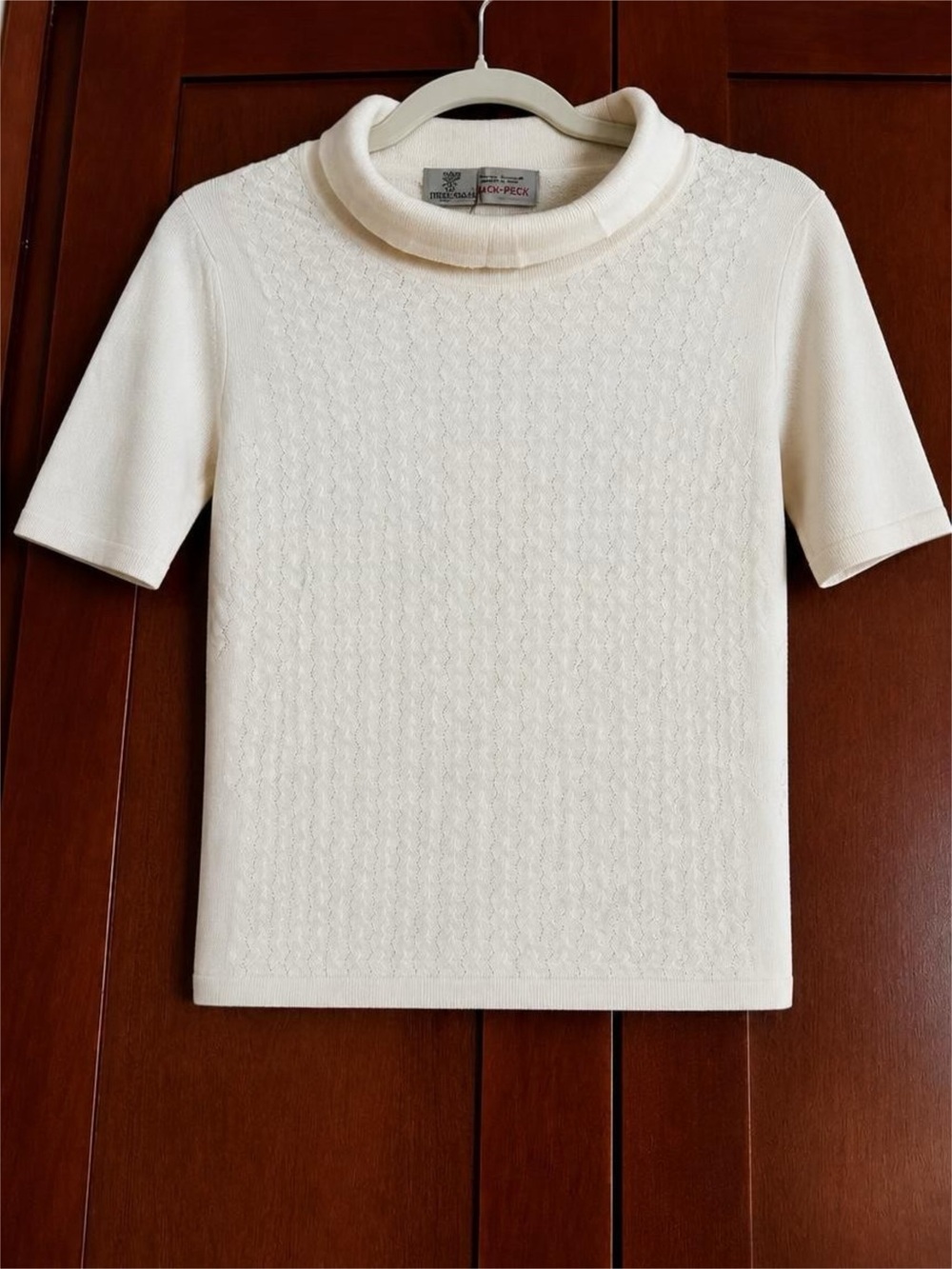 VTG Braemar & Peck & Peck 100% Cashmere Cowl Neck Sweater- made in Scotland